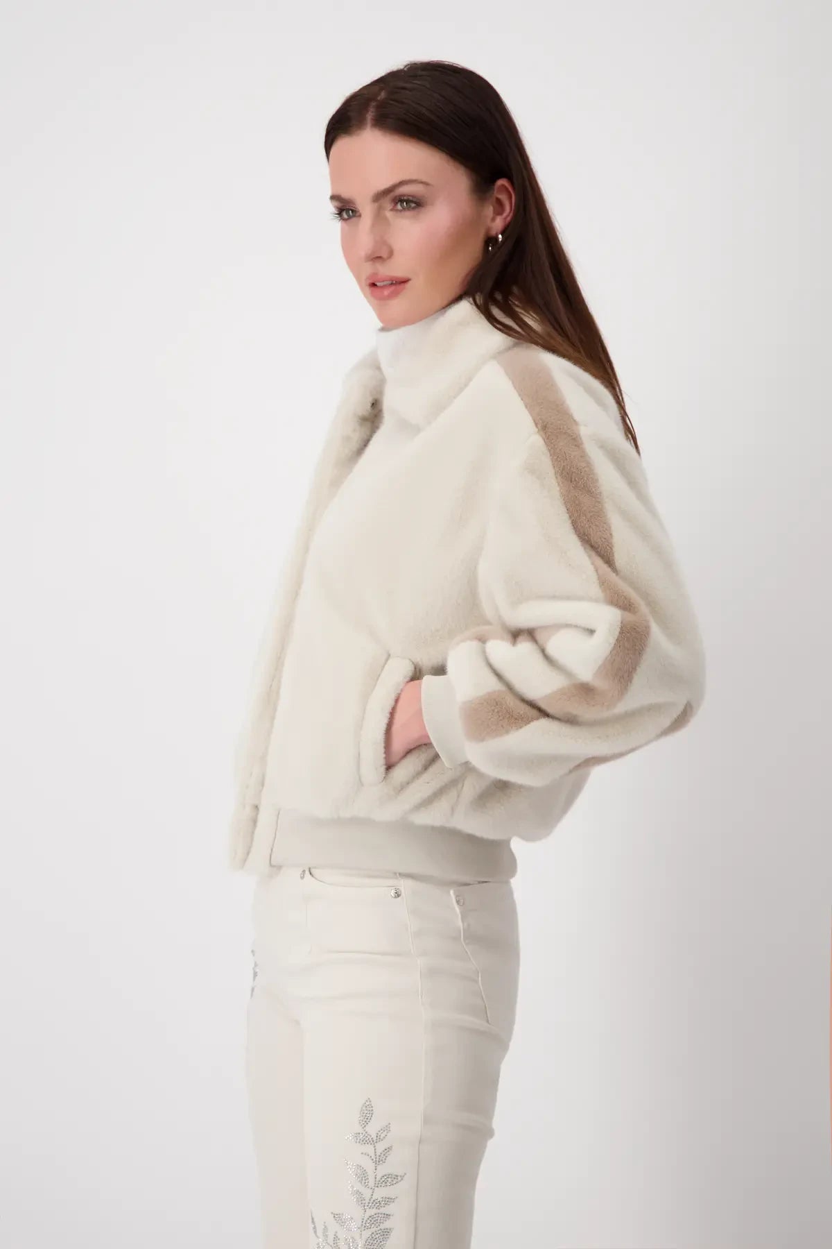Sand Furry Jacket 808012