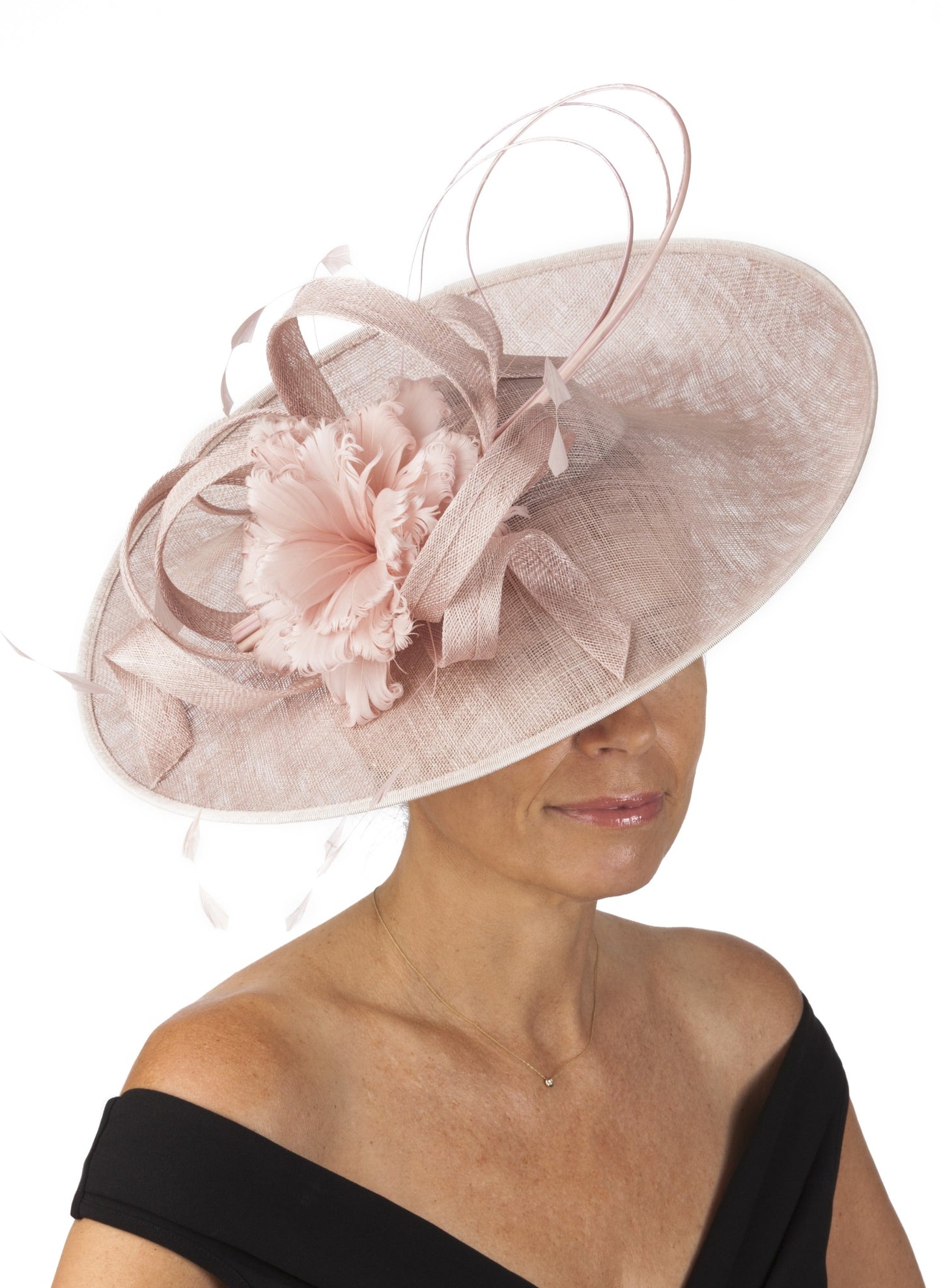 Dusty Pink Pure Silk Tiered Dress with Matching Bolero 4111