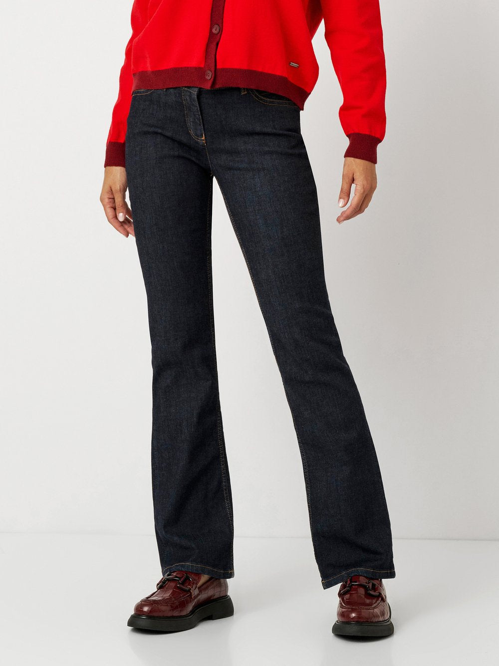 Dark Blue Perfect Shape Bootcut Jeans 1106-9