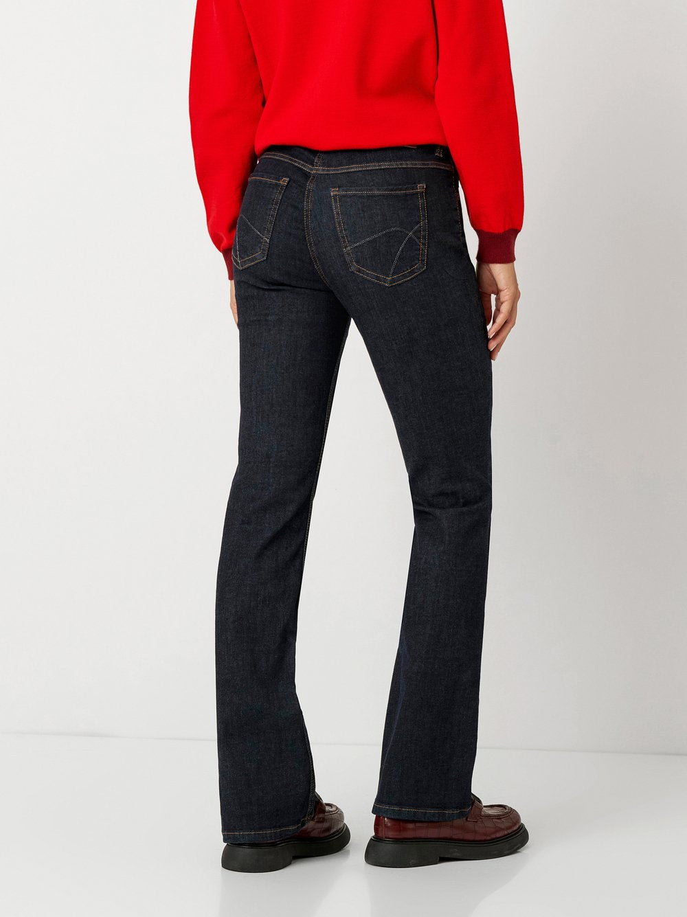 Dark Blue Perfect Shape Bootcut Jeans 1106-9