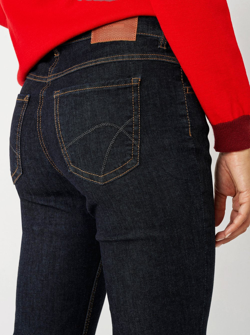 Dark Blue Perfect Shape Bootcut Jeans 1106-9