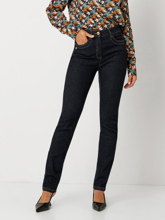 Slim Fit Jeans with a High Waist 1226-42