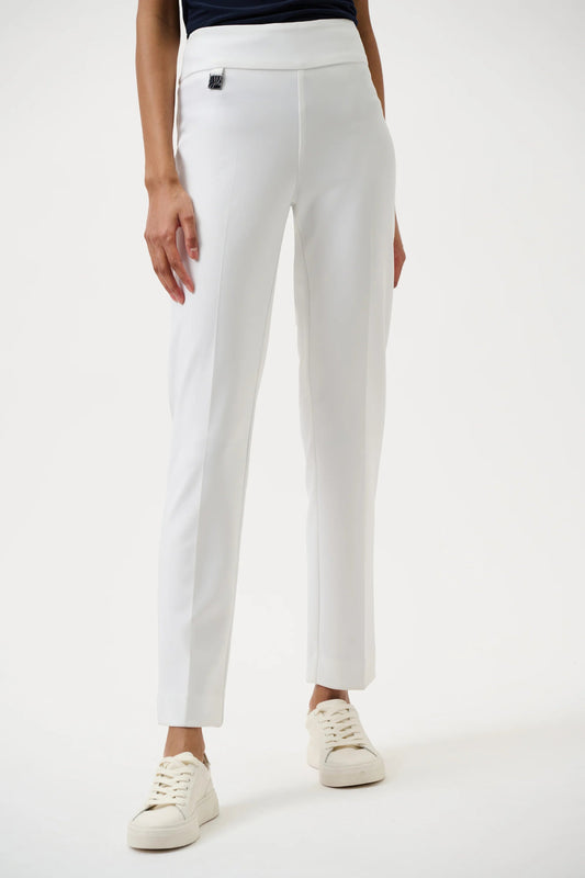 Joseph Ribkoff Off-white Classic Tailored Slim Trouser