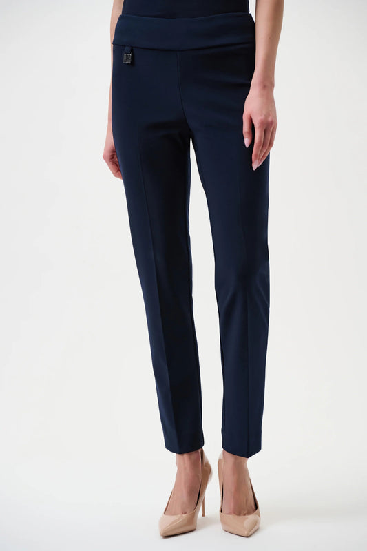 Joseph Ribkoff Navy Classic Tailored Slim Trouser