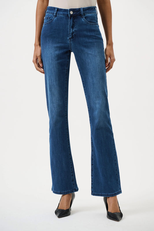 Medium Blue Brooke Classic Bootcut Stretch Jeans - Lucindas on-line