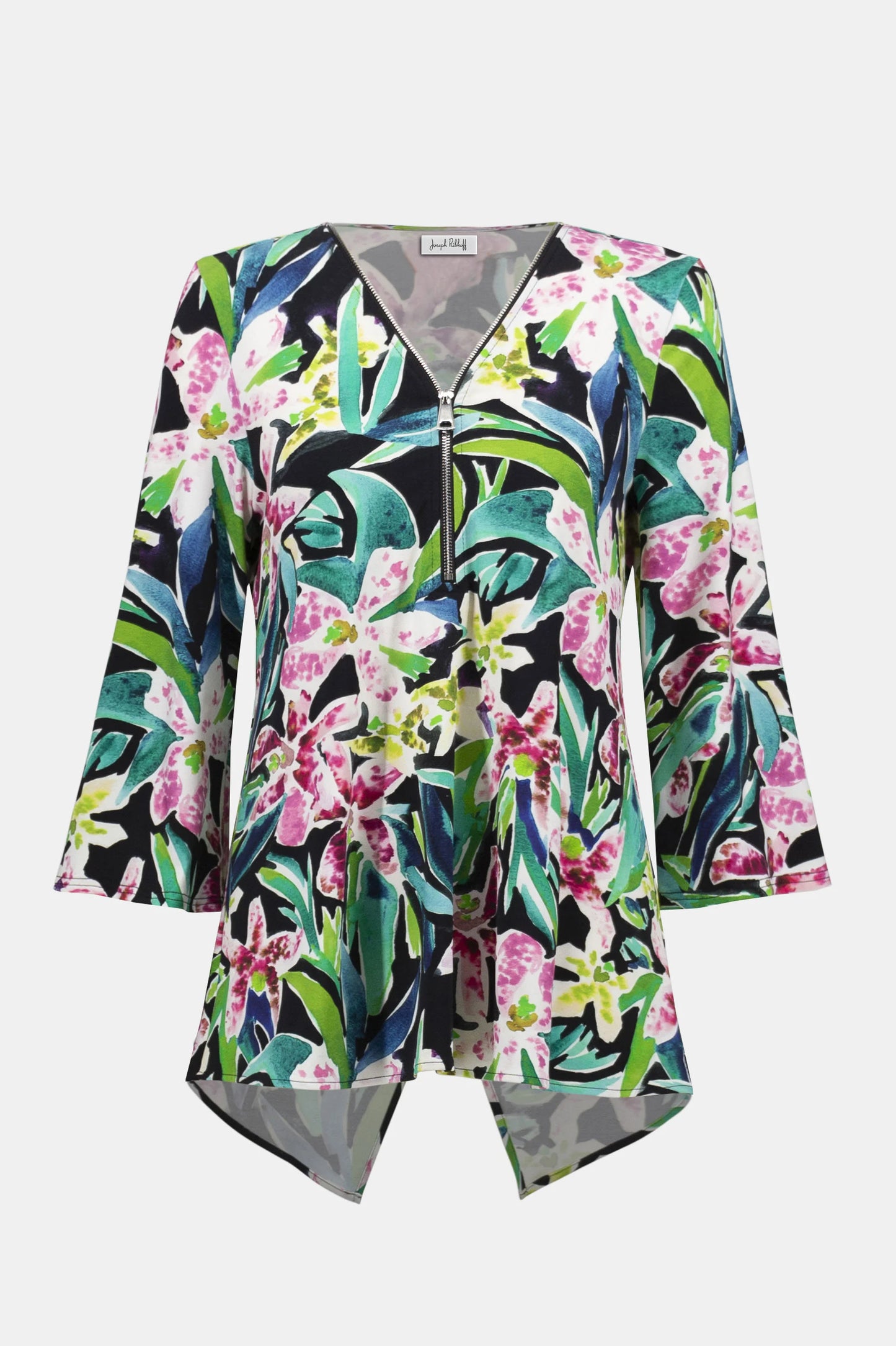 Tropical Fit and Flare Tunic