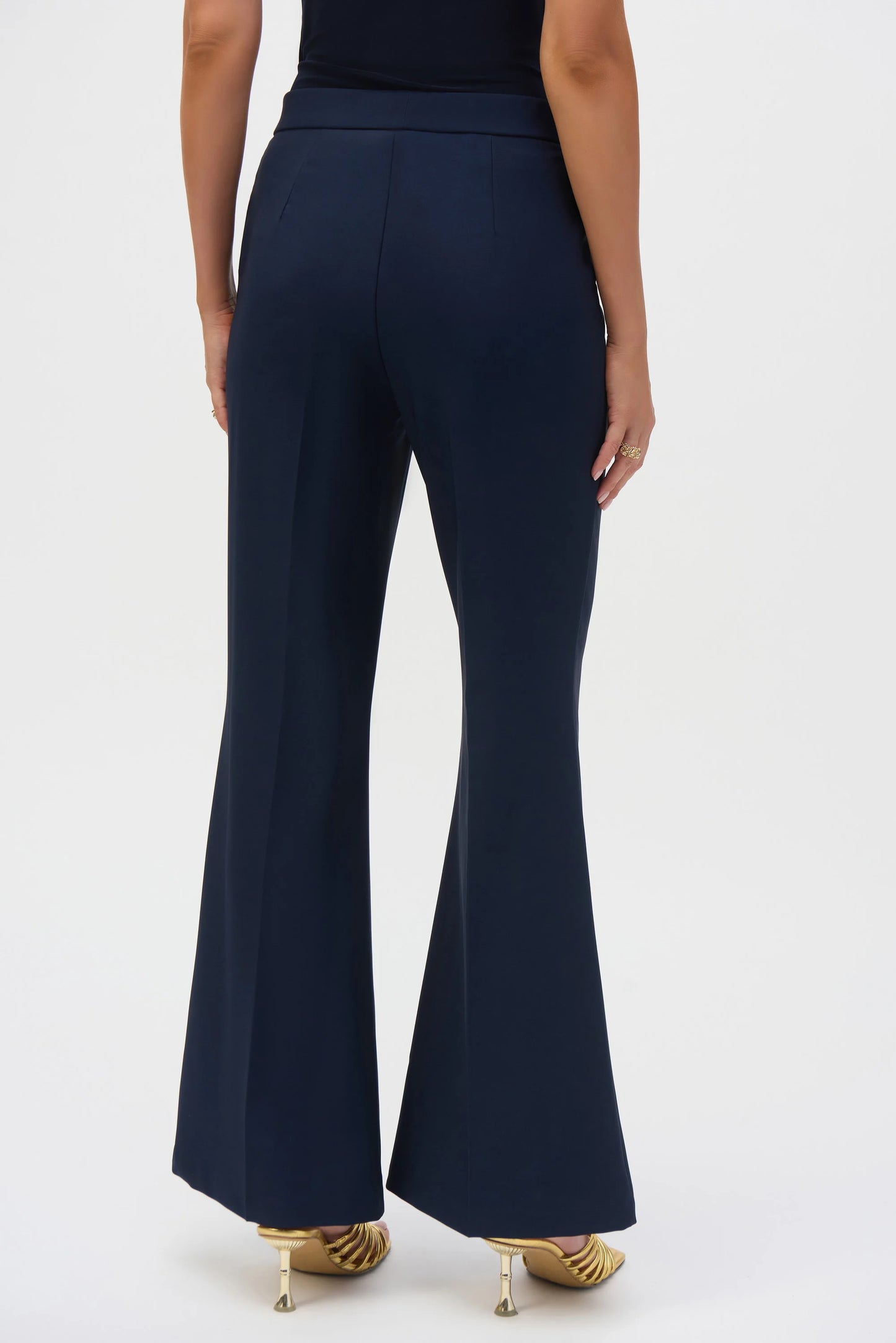 Joseph Ribkoff Lux Twill Flared Pull-On Trousers 252226