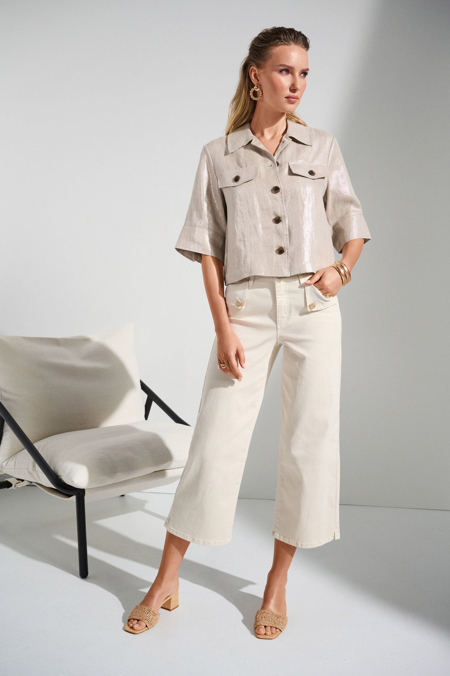 Stretch Culottes Jeans 252914