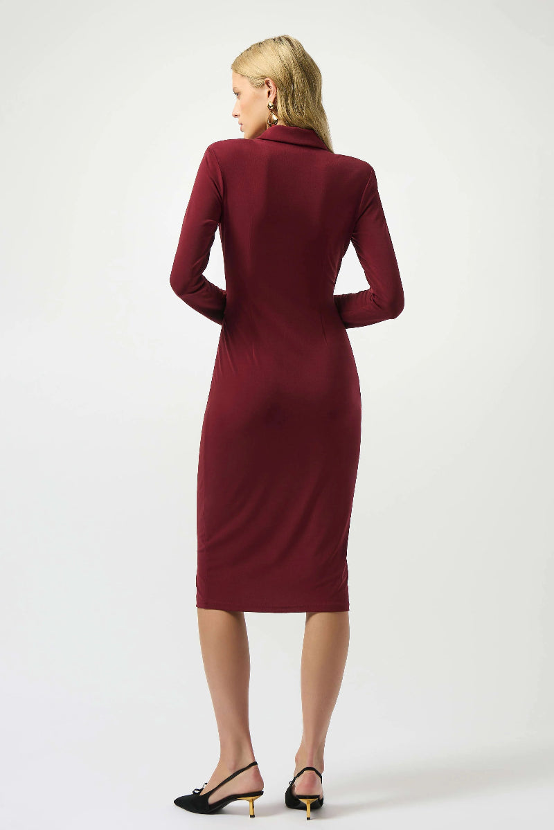 Moss Crepe Wrap Dress