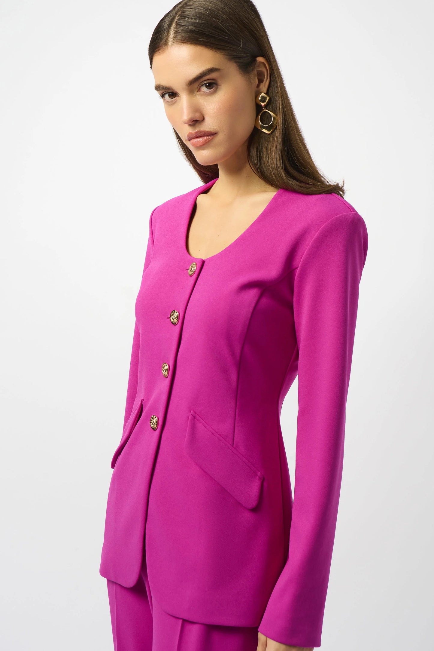 Scuba Crepe Tailored Jacket
