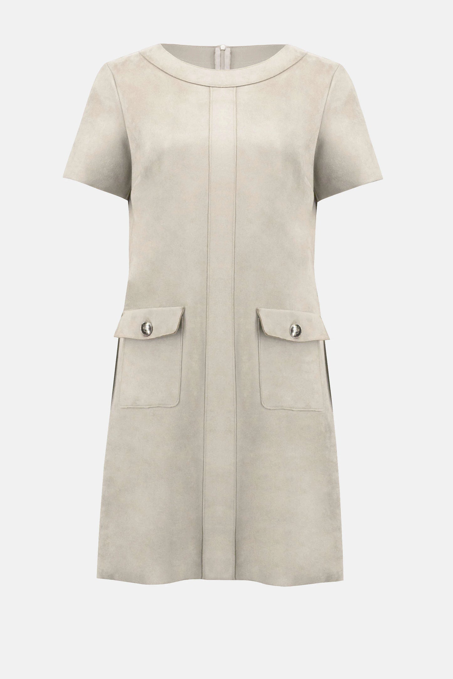 Scuba Suede Shift Dress