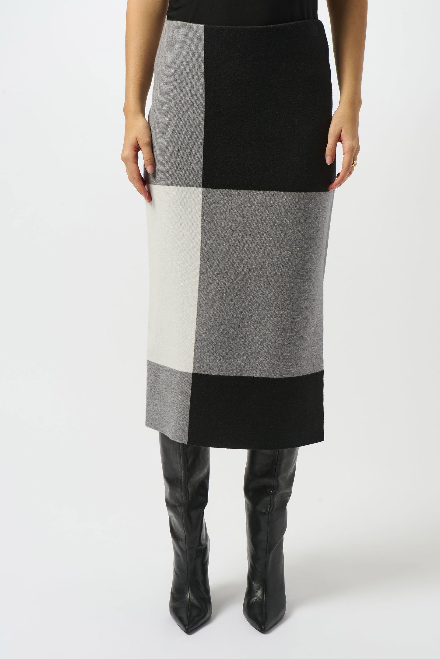 Joseph Ribkoff Colour Block Soft Knit Skirt Lucindas