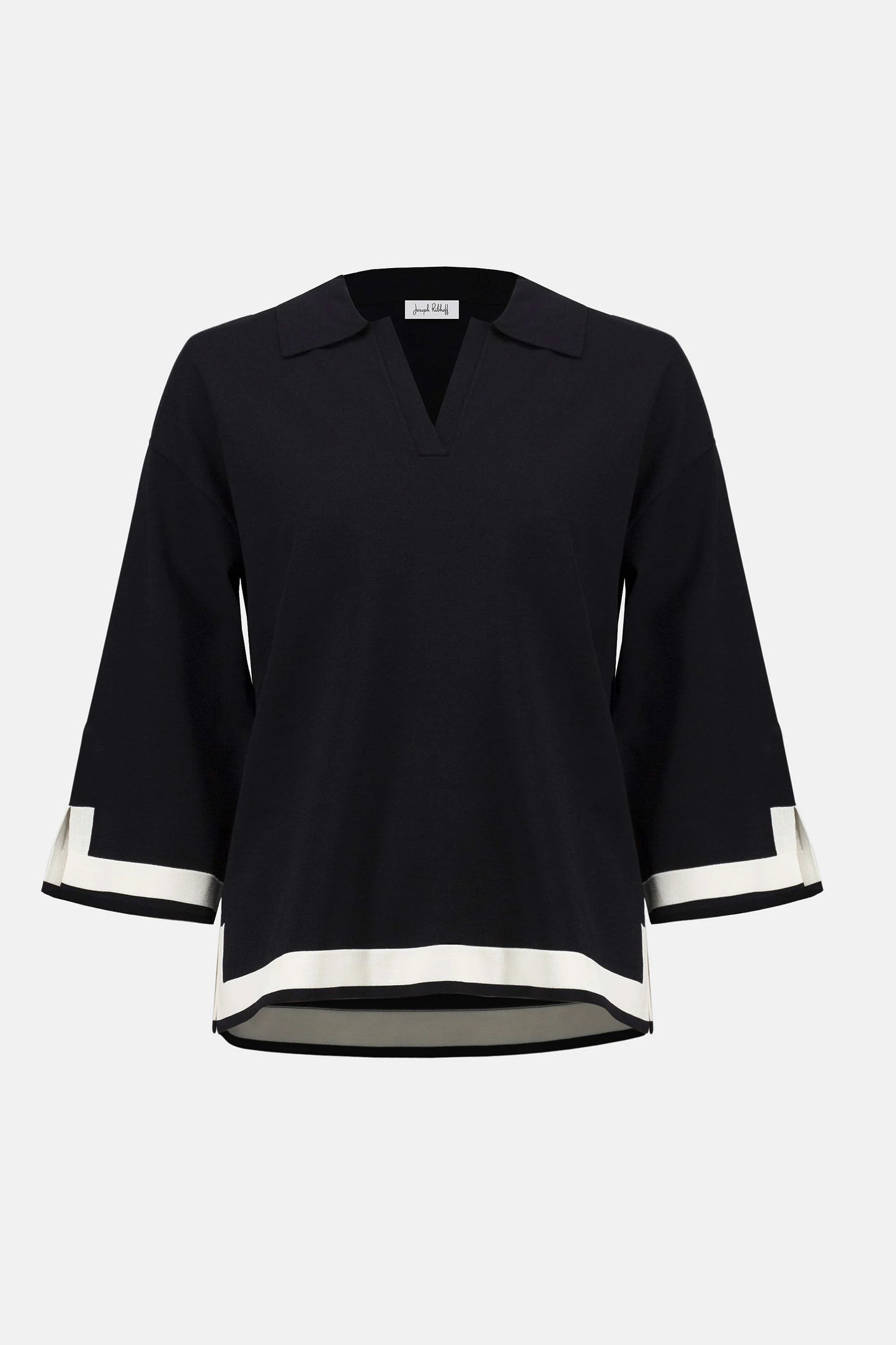 Sweater Knit Colour Block Top