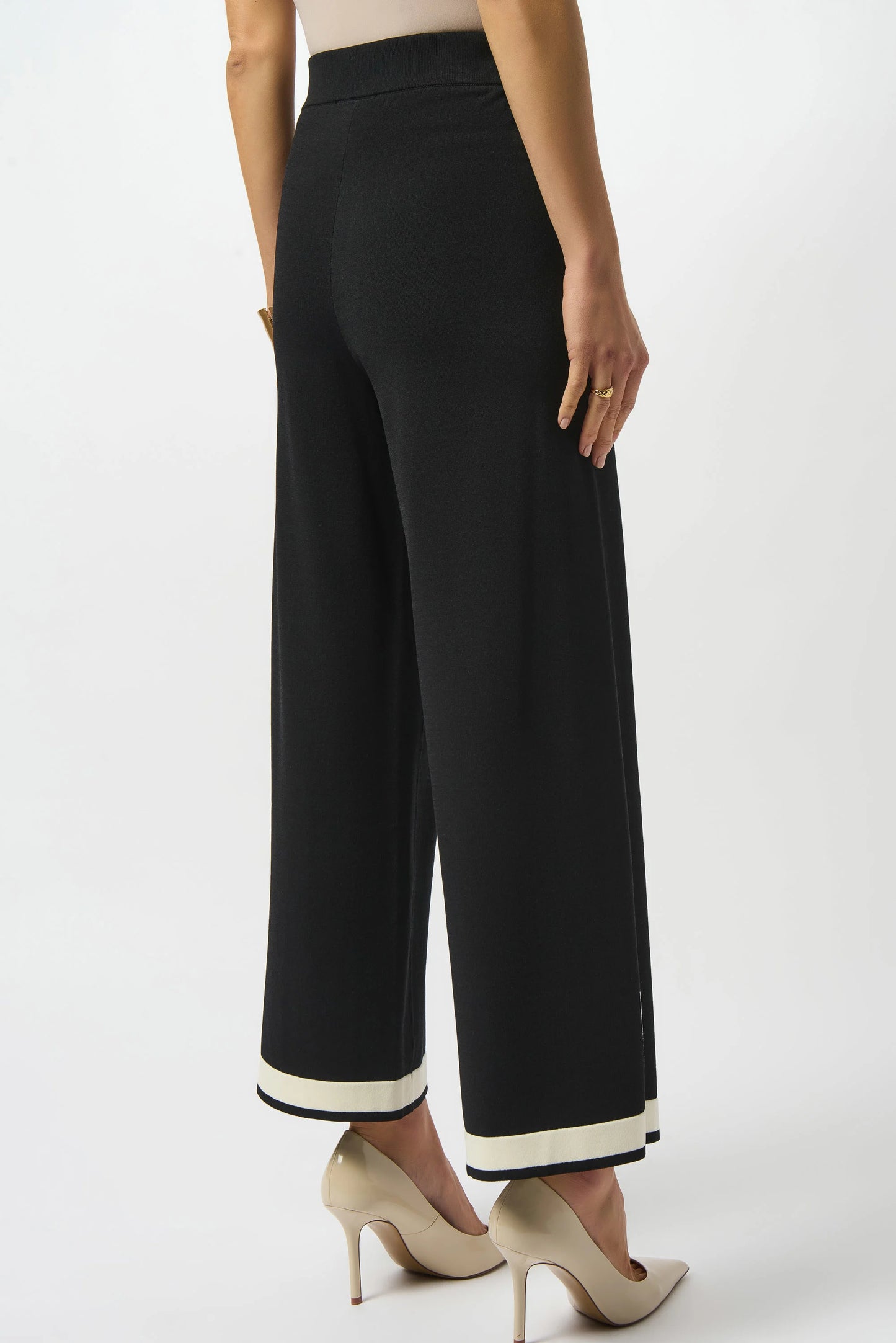Joseph Ribkoff Knitted Colour Block Culottes Trousers Lucindas