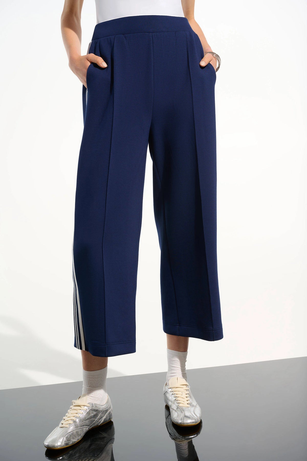 Scuba Jersey Pull-On Culotte Trousers - Lucindas on-line