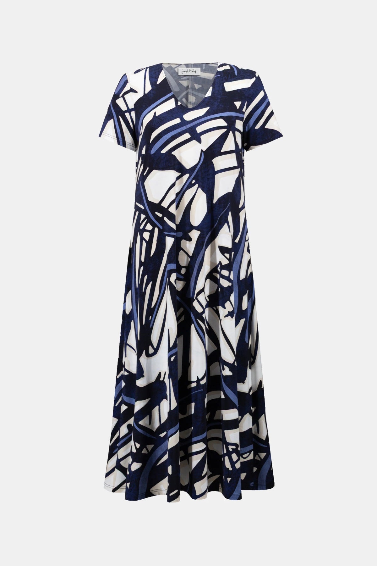 Joseph Ribkoff Abstract Print Trapeze Dress