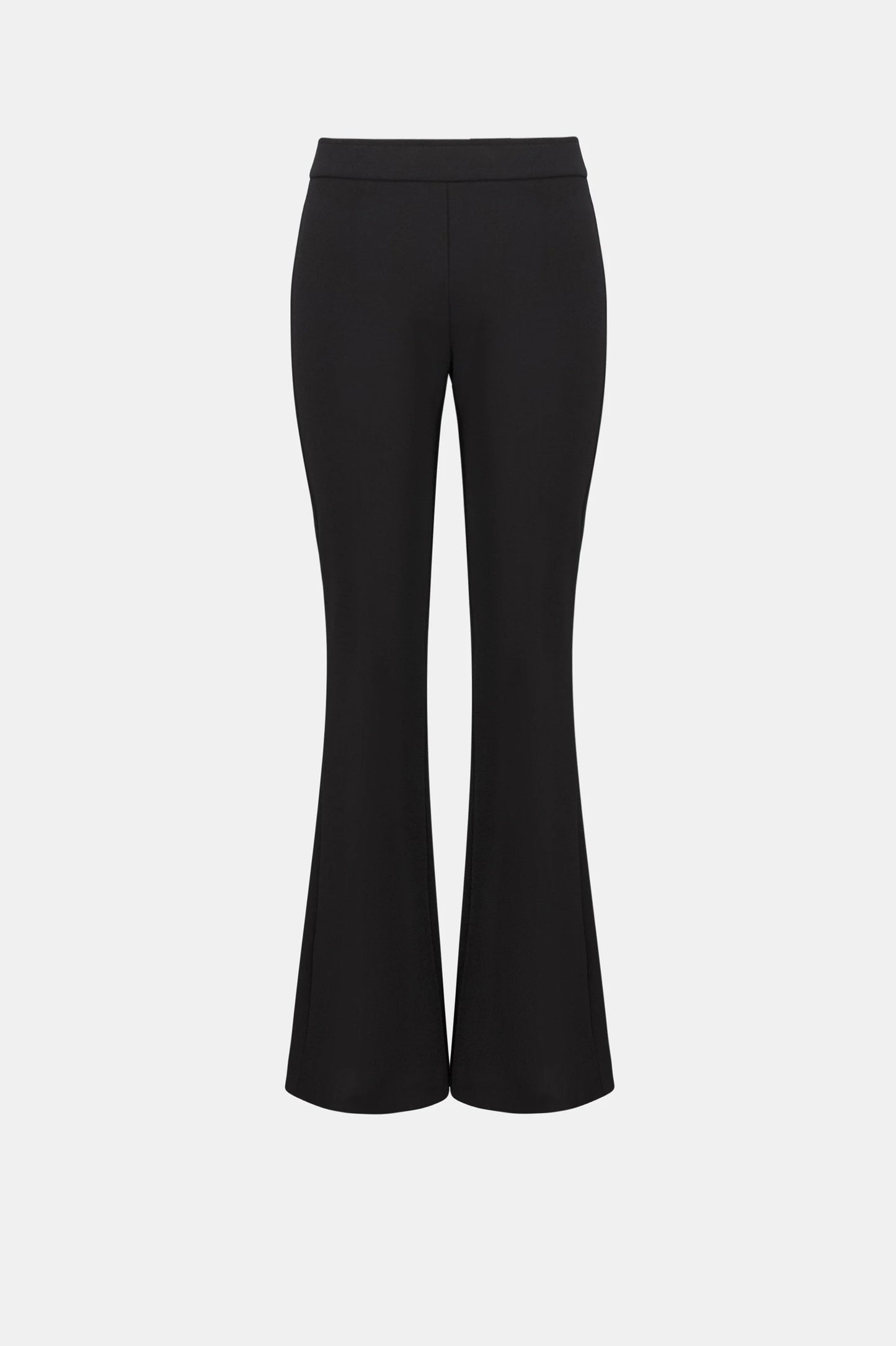 Scuba Crepe Flared Pull-On Trousers