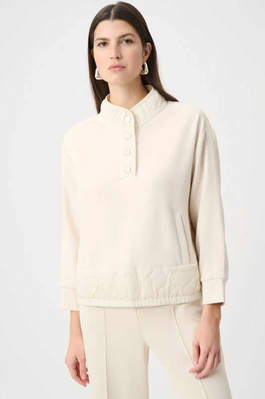 Scuba Jersey Funnel-Neck Jumper