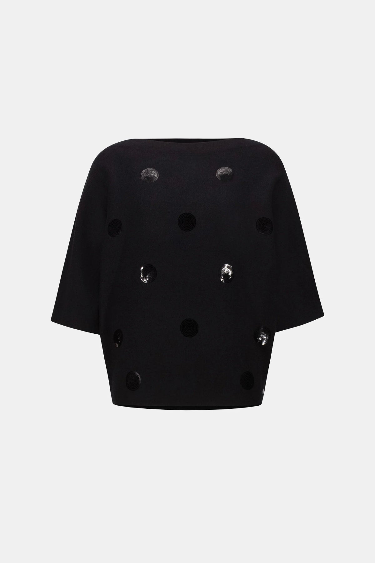 Joseph Ribkoff Embellished Sequin Polka Dot Jumper