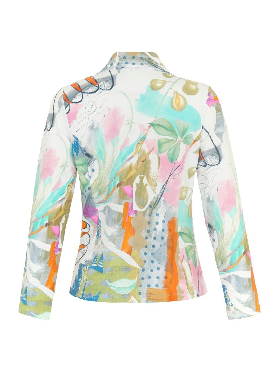 Pastel Botanical Print Blazer