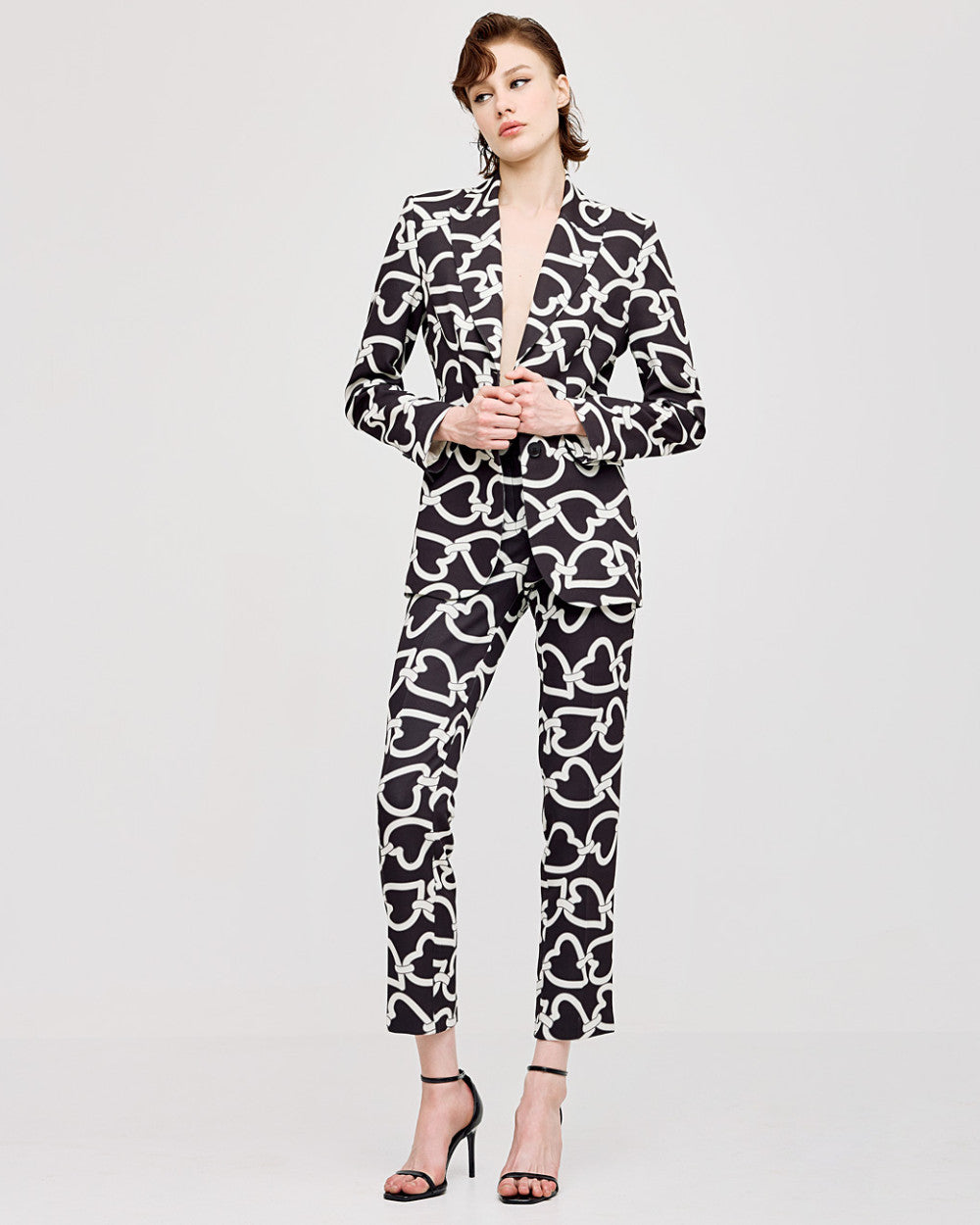 Access Heart Printed Tailored Blazer