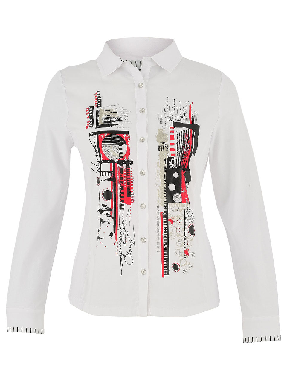 'Bookworm' Abstract Shirt