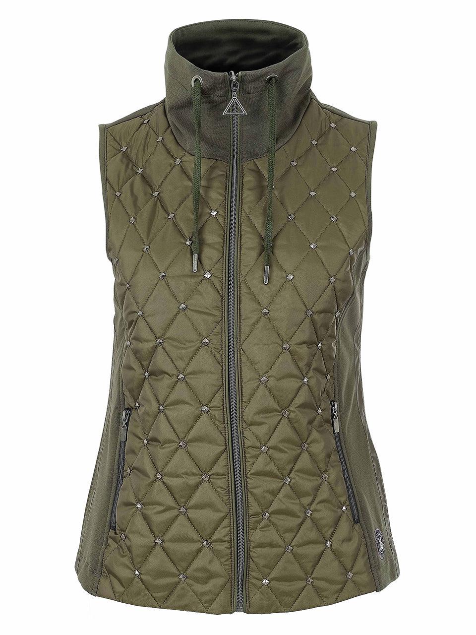 Studded Quilted Gilet - Lucindas on-line