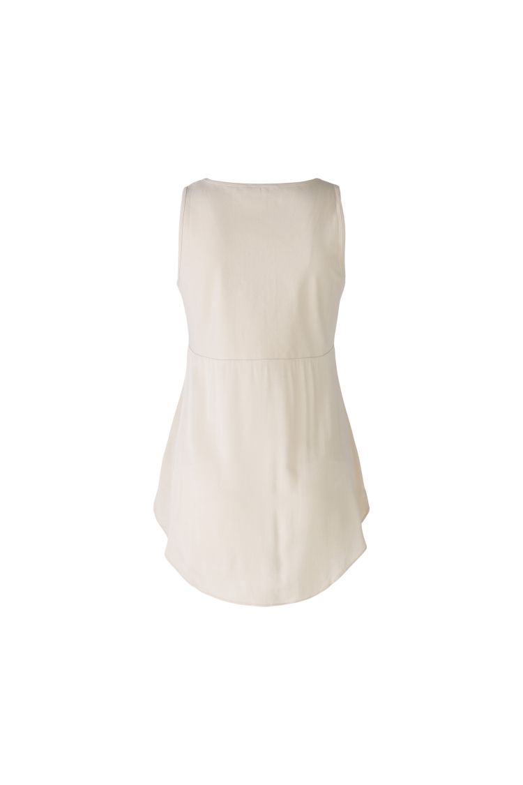 Neutral Longline Satin Trim Vest Top 79828