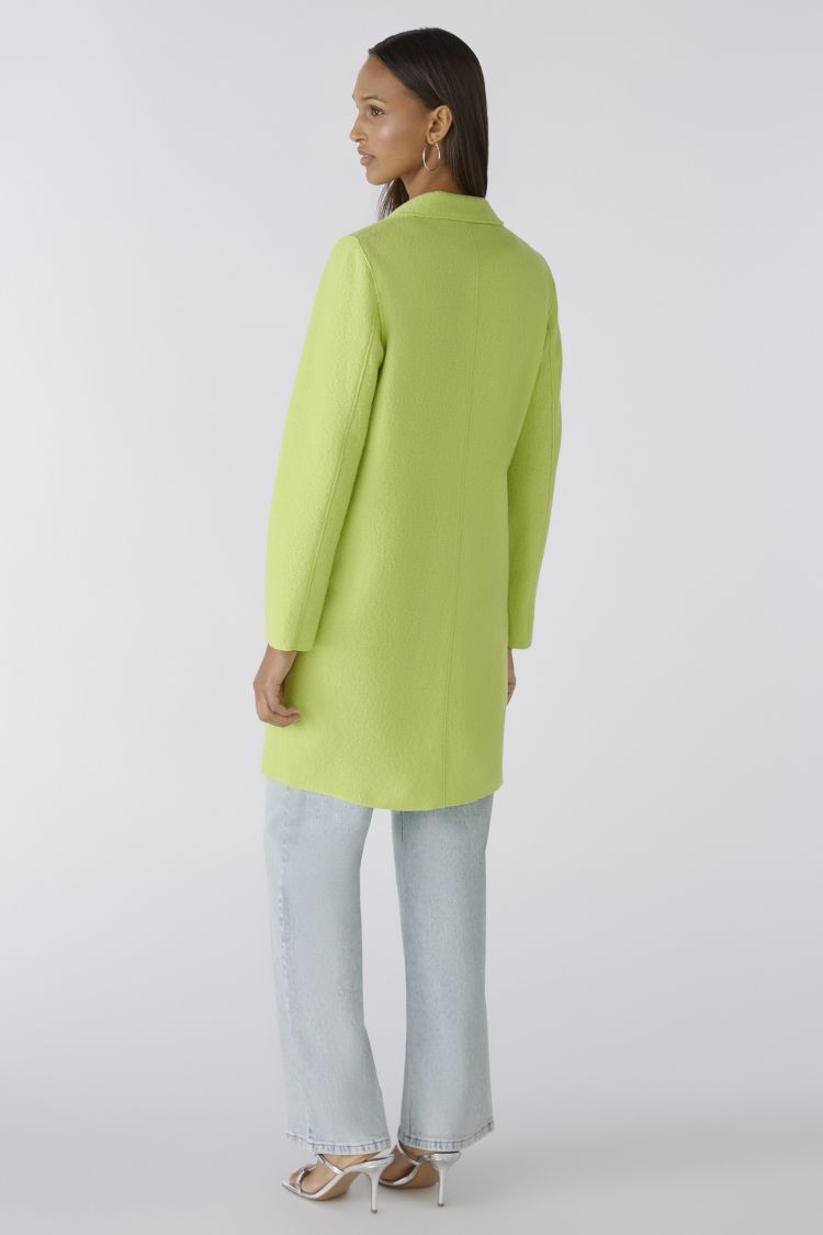 Mayson Classic Wool Coat in Tender Shoots 6068