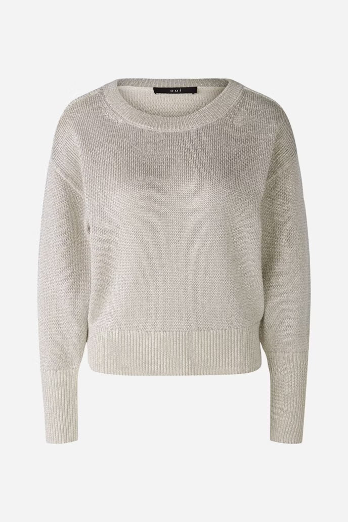 Shimmer Cotton Blend Yarn Jumper 89625