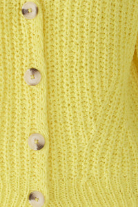 Yellow Ribbon Knit Cardigan 89737
