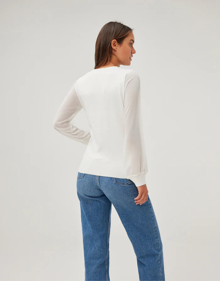 Elena Jumper with Embossed Flowers