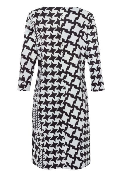 Tuzzi Reversible dress with Houndstooth Print 421.502
