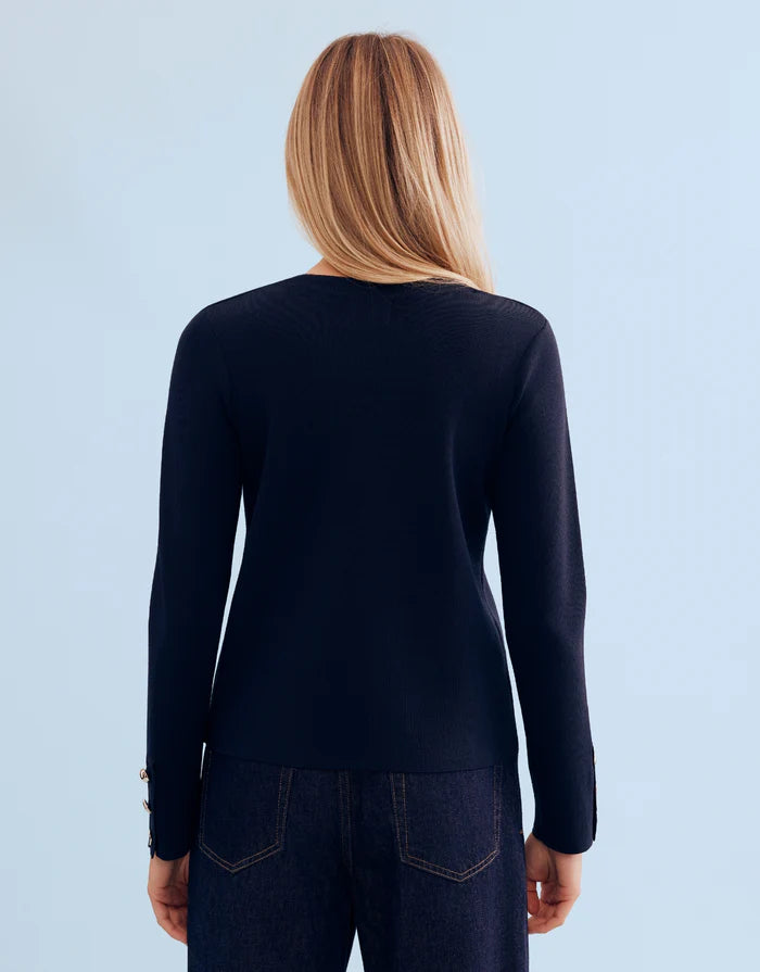 Leo & Ugo Andy Cardigan with Jewel Buttons