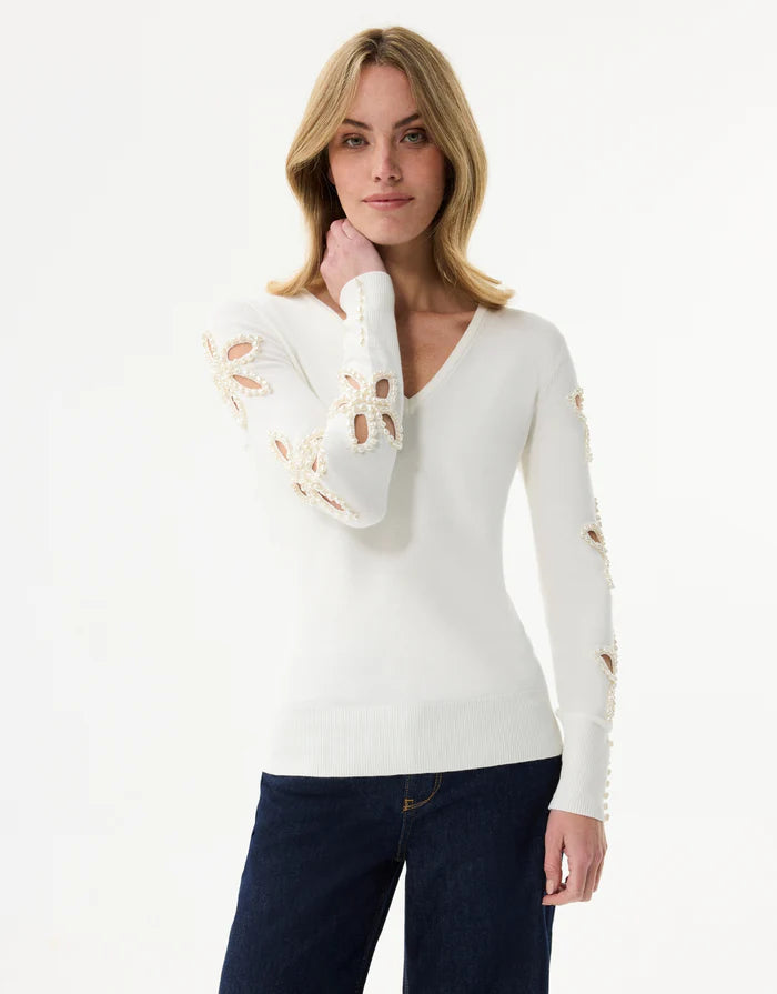 Leo & Ugo Nina Floral pearl Jumper Lucindas