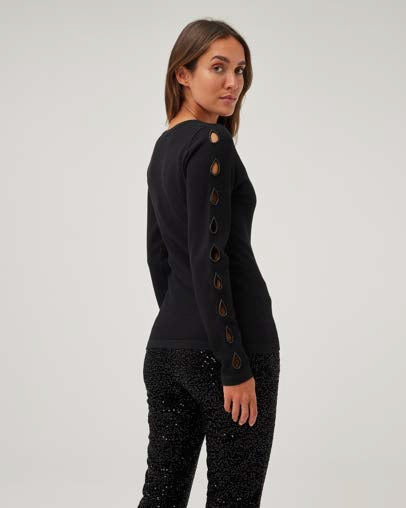 Teardrop Embellish Jumper BW532