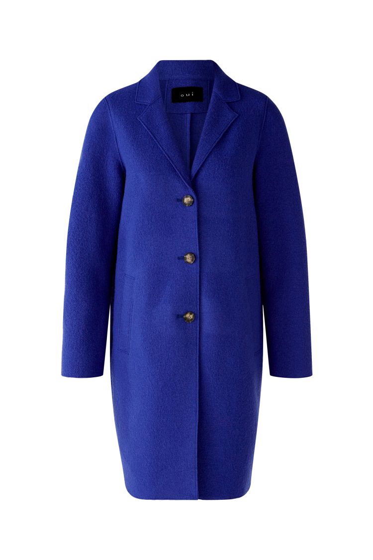 Classic Wool Coat in Blue (5410)