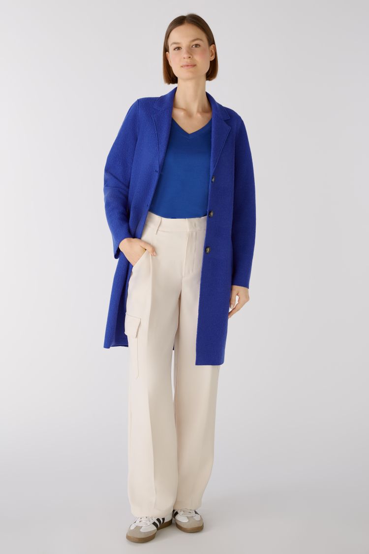 Classic Wool Coat in Blue (5410)