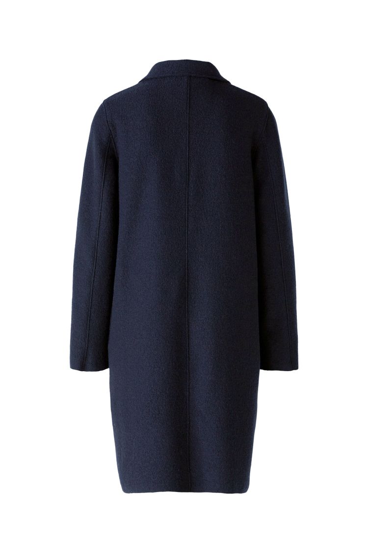 Classic Wool Coat in Dark Blue 5742