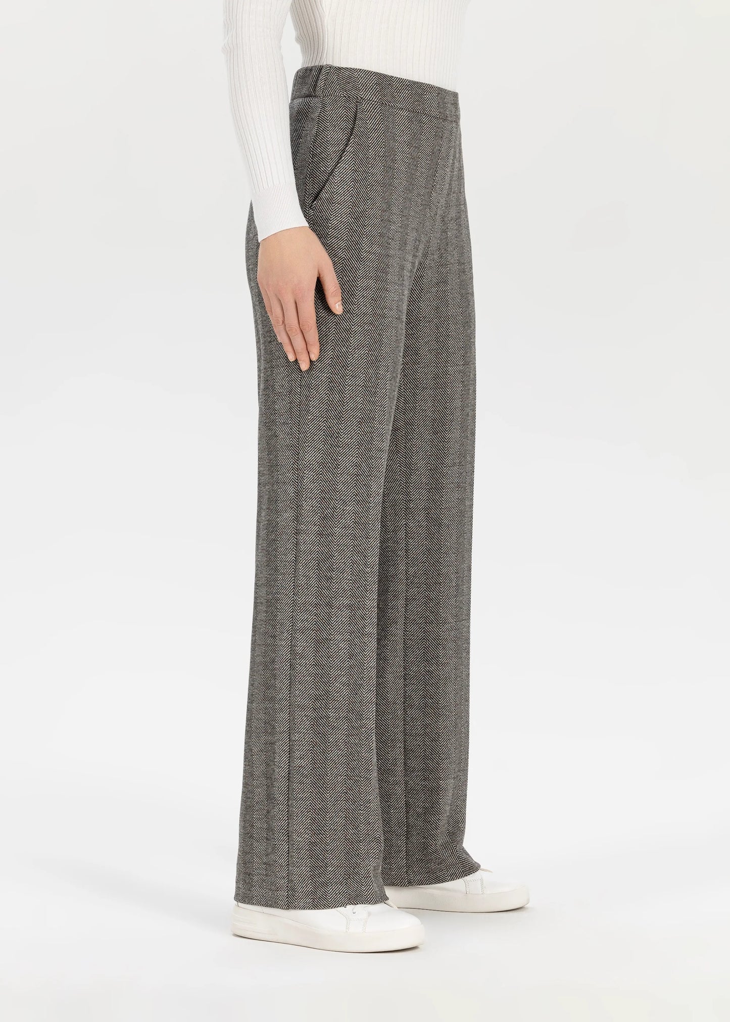 Flanna Herringbone Trousers