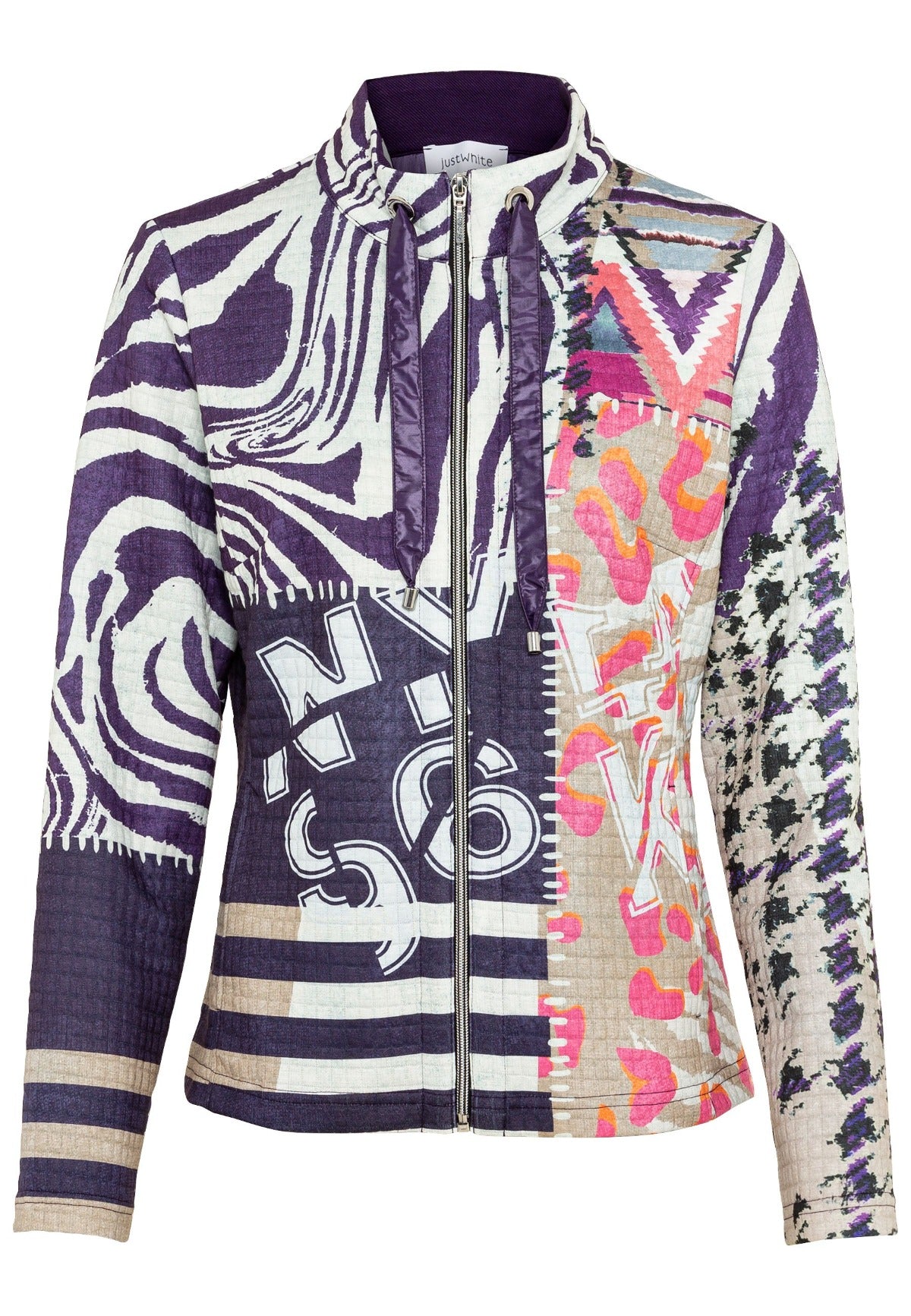 Eye Catching Dark Violet Jacket J3432