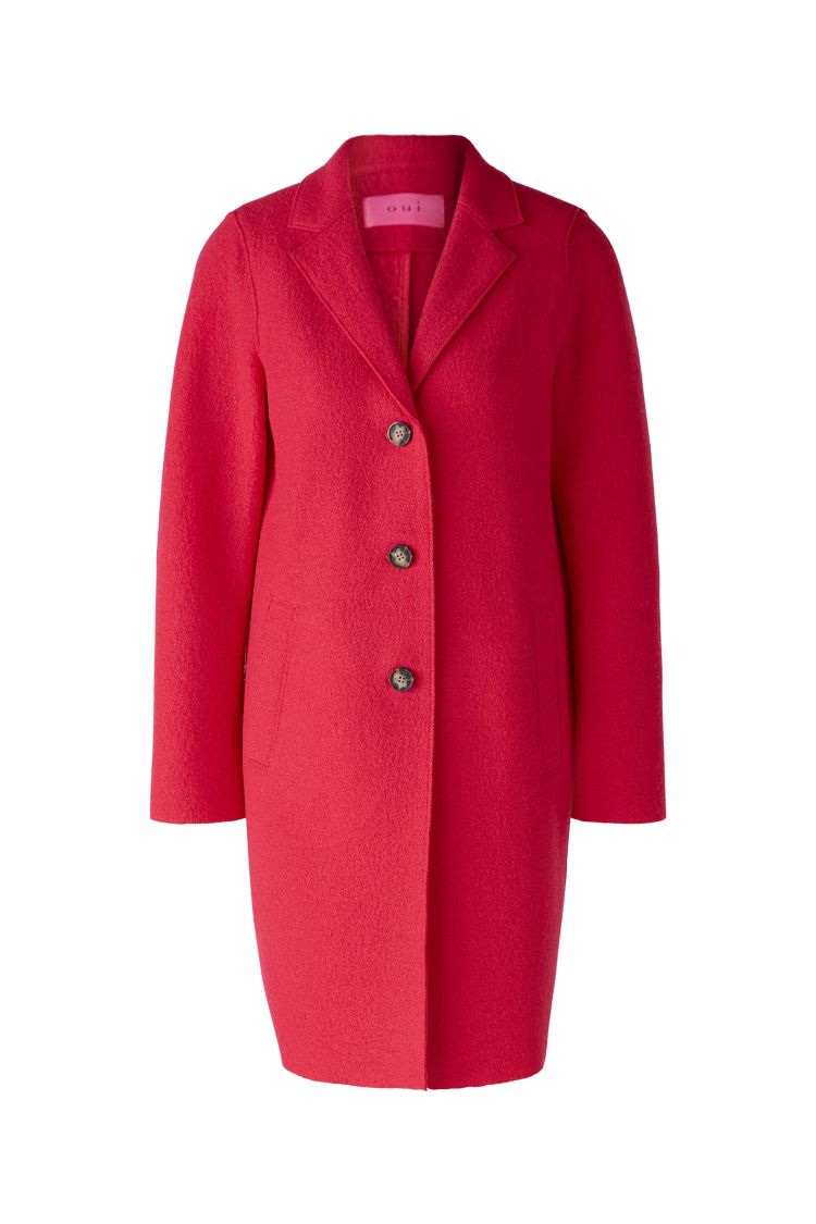 Classic Wool Coat in Jazzy Pink (3746)
