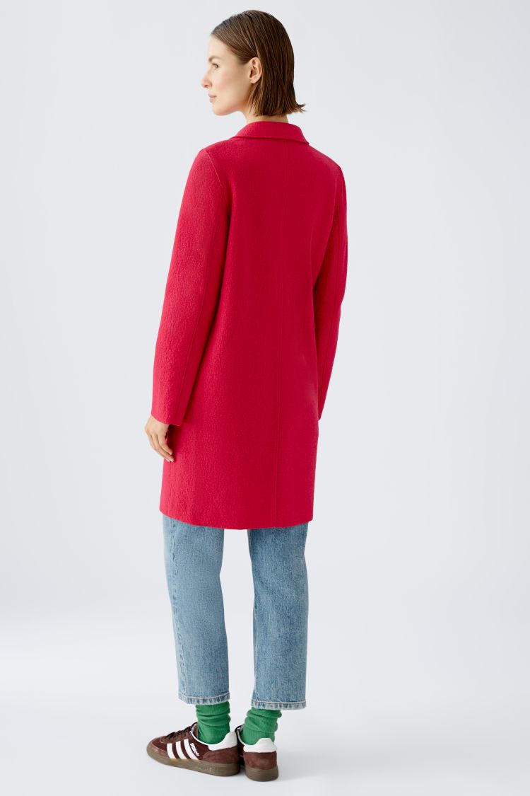 Classic Wool Coat in Jazzy Pink (3746)