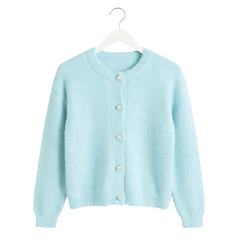 Pearl Button Cloud Cardigan - Lucindas on-line