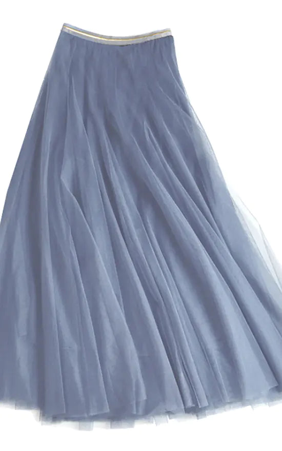 Tulle Midi Skirt