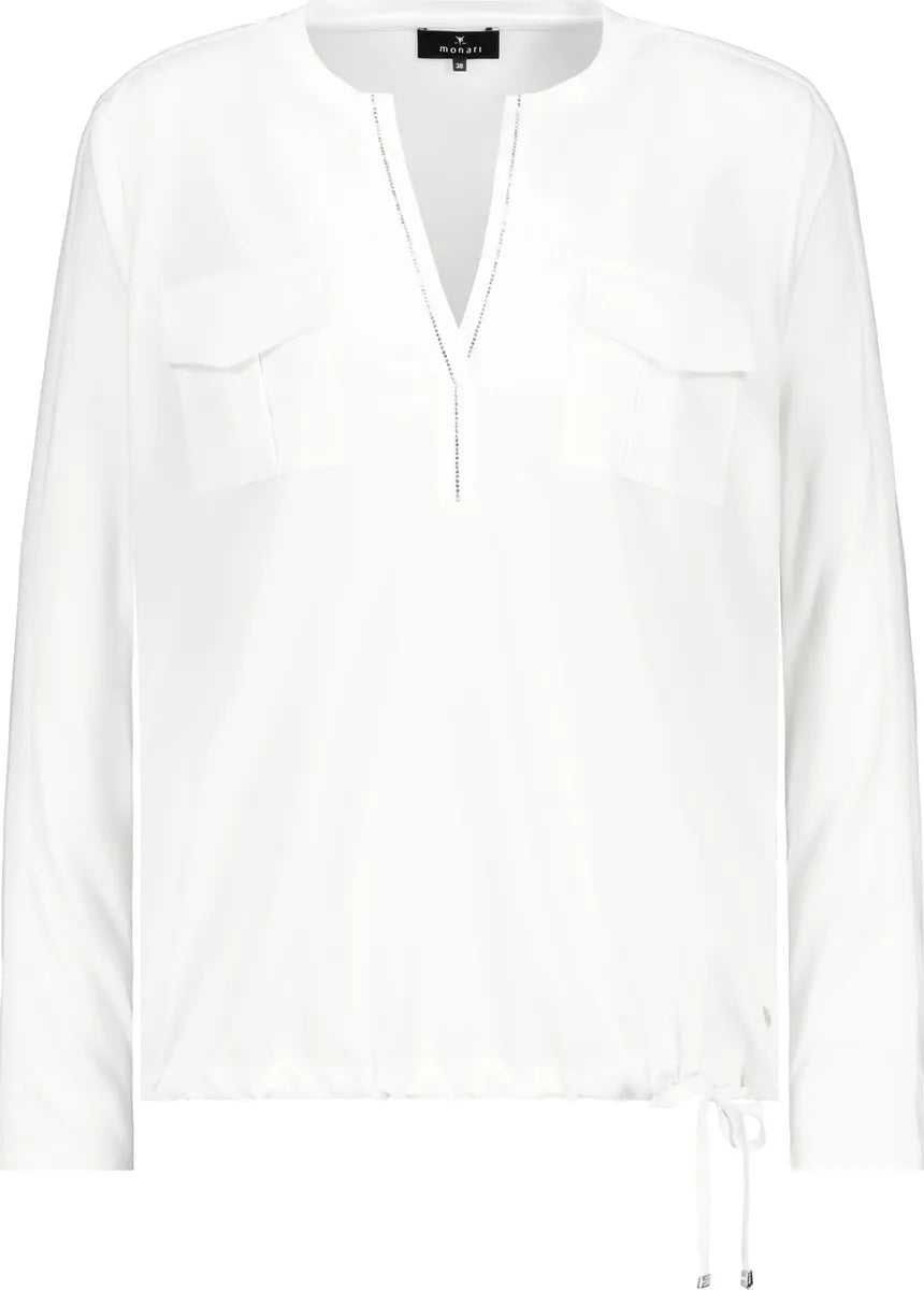 Easy Style Draw String Blouse 807159