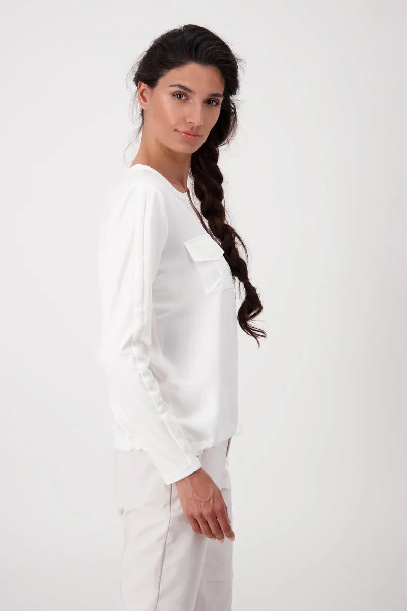 Easy Style Draw String Blouse 807159