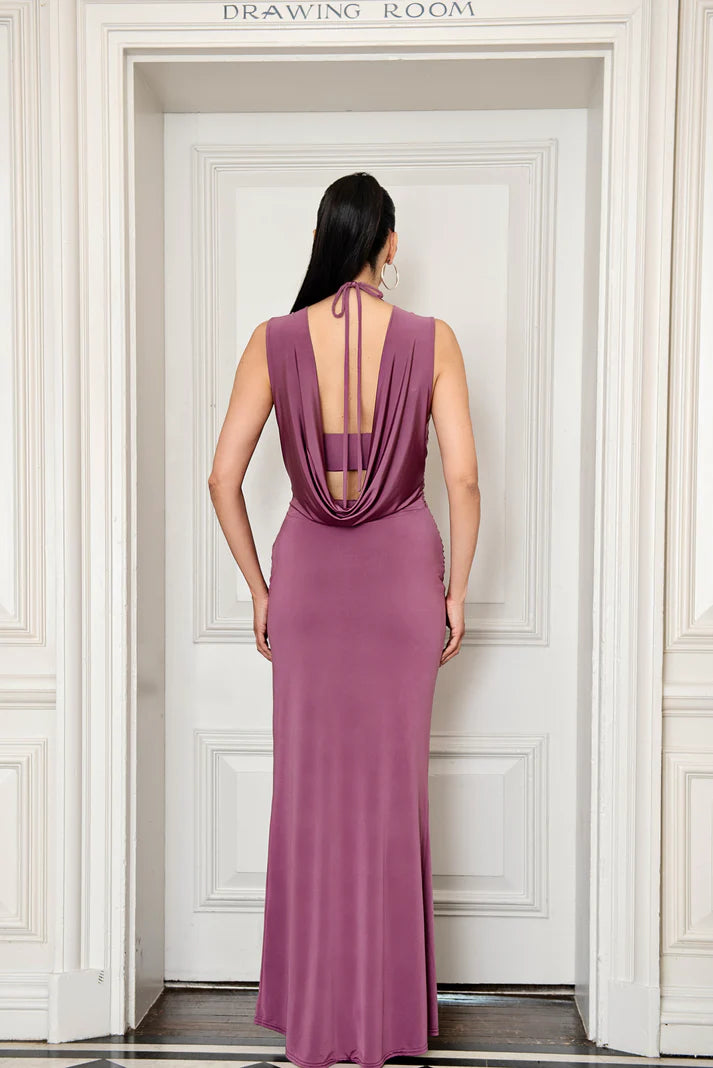 Amari Mulberry Gown