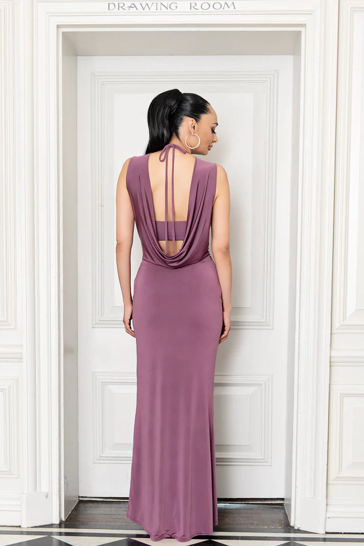 Amari Mulberry Gown