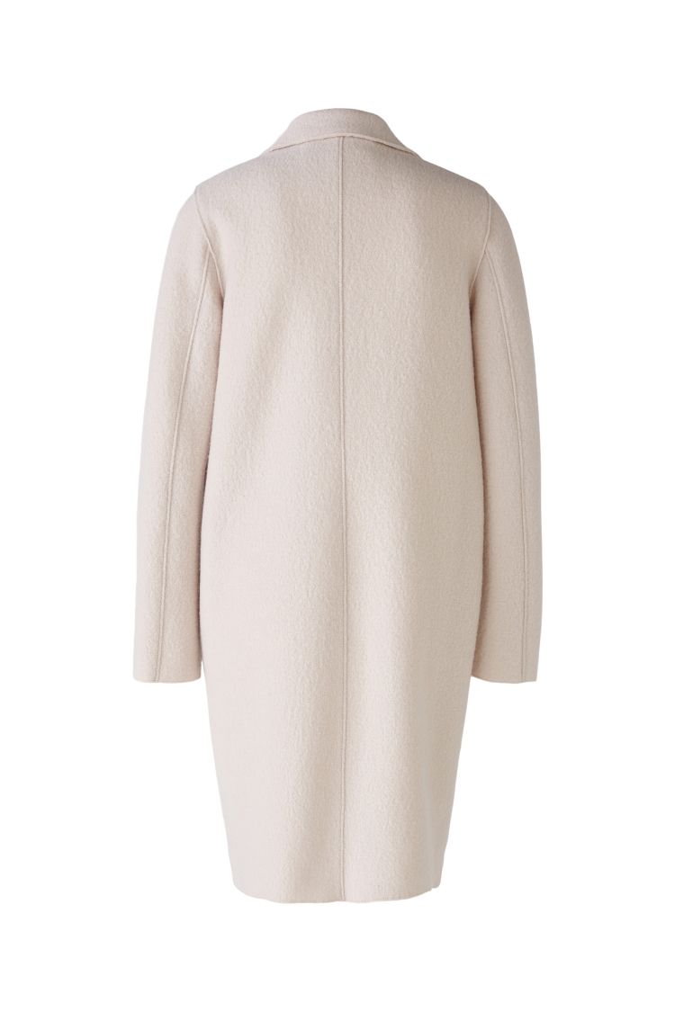 Classic Wool Coat in Stone (7063)